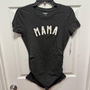 Old Navy Charcoal 'Mama' Short Sleeve Tee
